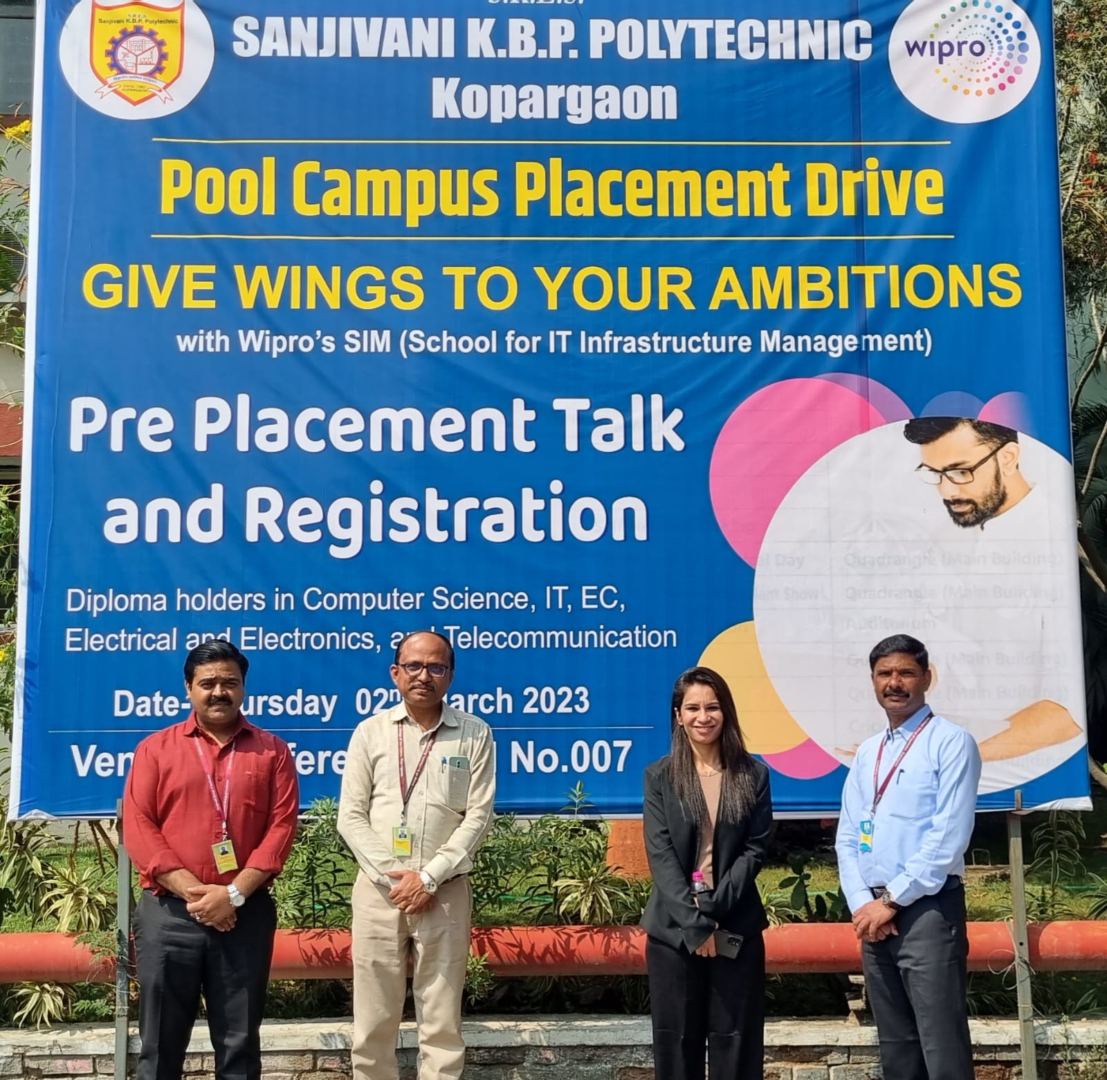 Visit of Prime Recruiters to Sanjivani Campus
