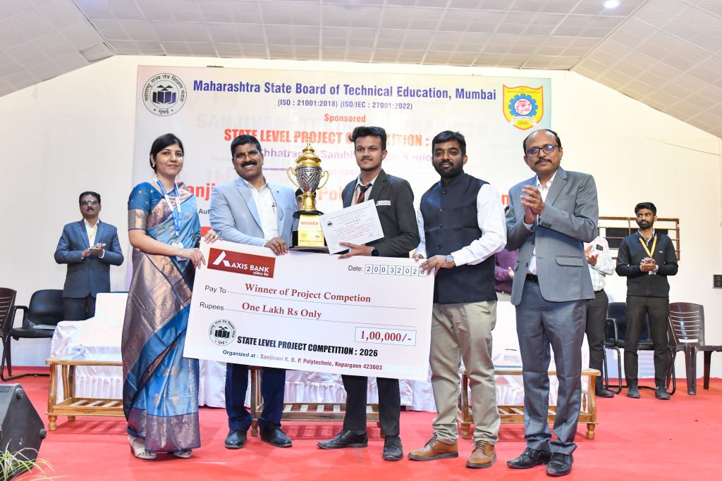 MSBTE State Level Project Competition at Sanjivani K.B.P Polytechnic